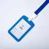 Marca de Silicona Exclusiva Transfronteriza Venta al por mayor Portatarjetas de Identificación de Silicona con Cordón Porta Tarjeta de Autobús Estudiante Tarjeta de Campus