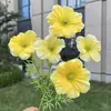 5 Flores de Borboleta Individuais Artificiais Casamento Decoração de Casa Flores Artificiais Atacado