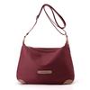Bolsa transversal simples para meninas, nova bolsa de ombro de nylon multicolorida, casual, para deslocamento diário, bolsa de mamãe, bolsa feminina