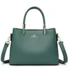 2026 Nova Bolsa para Mãe Bolsa de Casamento para Meia-Idade Bolsa Vermelha Bolsa de Mão Feminina Bolsa de Mão Feminina de Grande Capacidade