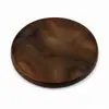 Posavasos redondos de madera, posavasos para tazas de té, posavasos para tazas de café, bases resistentes al calor para mesa, bases domésticas anti quemaduras, simples y prácticas