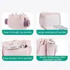 Bolsa tote feminina transfronteiriça, bolsa de armazenamento multi-bolsos de grande capacidade para o dia a dia, viagem casual, bolsa de ombro portátil
