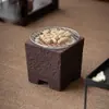 Estufa de Barro Estufa de Carbón Cuadrado Zen Estufa de Carbón Cerámica Estufa de Alcohol Tetera para Hervir Agua Kung Fu Té Juego de Tetera Estufa de Carbón Cerámica