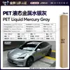 Película para Carro de Pet com Mudança de Cor Série Cinza Vinil Película Protetora de Mudança de Cor para Corpo Inteiro Cinza Nardo Aço Tungstênio Cinza Montanha Amg