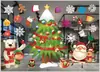 Nuevas decoraciones navideñas de colores, pegatinas navideñas para ventanas, pegatinas de pared con copos de nieve blancos, pegatinas para ventanas, pegatinas sin costuras para ventanas.