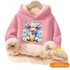 Sudadera con capucha casual de ajuste holgado, tamaño grande, mezcla de algodón y lana de cordero con forro polar, sin bolsillos, para primavera y otoño en el sudeste asiático
