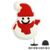 Serie Navideña Transfronteriza Insignias de Dibujos Animados de PVC Muñeco de Nieve Elk DIY Accesorios para Ropa Broche de Papá Noel