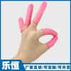 Dedal de látex antiestático de fábrica sin polvo y desechable beige blanco negro rosa