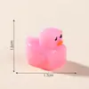 Micro-paisagem Transfronteiriça Criativa Xadrez Quadrado Luminoso Pato Amarelo Saco Surpresa Decorações DIY Acessórios Mini Enfeites