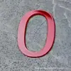 Adesivo Digital Estéreo de Acrílico Letras Bronze Dourado Preto e Branco Número do Quarto Adesivo de Parede Placa de Número de Porta Placa