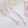 Cadena para Teléfono Móvil de Perlas de Imitación Estilo Nuevo de Verano con Elementos Marinos, Cordón Hecho a Mano con Cuentas, Llavero para Bolso, Colgante Universal