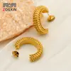 Pendientes de acero inoxidable con forma de C, minimalistas, de moda europea y americana, personalizados, de acero de titanio, oro de 18 quilates, estilo de celebridad de internet para mujer