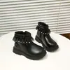 Vestido de estilo retro para niña. Botas Martens 2026 Otoño/Invierno Nuevas Llegadas Niños Suela Suave Cómodas Botas de Princesa para Niños Medianos y Mayores Modernas Botitas de Cuero