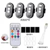 Luz de avión con control remoto inalámbrico, luz de advertencia intermitente universal de colores para automóviles y motocicletas, luz de piloto de dron con carga