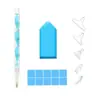 Set de Herramientas de Bolígrafo de Punto de Diamante para Pintura de Diamantes DIY Diamante Pegajoso Patrón Especial Bolígrafo de Punto Rápido Punta de Bolígrafo de Reemplazo Multifuncional