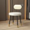 Taburete Pequeño para Uso Doméstico, Moderno y Sencillo, Banco de Moda, Silla de Repuesto para Sala de Estar, Taburete Redondo con Respaldo, Taburete Robusto para Sofá para Adultos