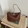Bolso Pequeño Tejido de Textura Retro a la Moda para Mujer 2026 Nuevo Estilo Versátil de Gama Alta Bolso Dumpling Bolso de Hombro Cruzado de Mano