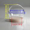 Decoración creativa cubierta de vidrio esférico transparente muñeca de flor Qixi tallado de huevo de arcilla a prueba de polvo personalizable