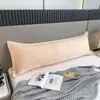 Suministro Directo de Fábrica de Fundas de Almohada de Color Sólido, Color Liso Simple, Lavables a Máquina, No Hacen Bolitas, Fundas de Almohada Especiales para Hoteles y Casas de Huéspedes