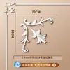 Tira de Borda para Parede de Fundo de TV com Flor de Canto Francês em Linha de PU Imitação de Gesso Tira Decorativa Teto Estilo Europeu Americano