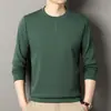 Camiseta de manga larga de alta calidad, moderna y a la moda para hombre, con cuello redondo, adecuada para hombres jóvenes, que ofrece una sensación cómoda y amigable con la piel.