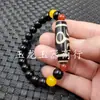 Dragón de Jade Jade Pulsera de Jade Pulsera de Cuentas de Ágata Pulsera de Cuentas Cilíndricas Pulsera de Cuentas Rayo Pulsera Passepartout Pulsera de Jade