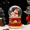Bola de Nieve Automática Bola de Cristal Decoración del Hogar Carrusel Caja de Música, Exquisita Caja de Música como Regalo de Cumpleaños para Niños