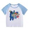 Amigos Arco-Íris Conjunto de Verão Novo Infantil Masculino e Feminino Camiseta de Manga Curta Shorts Conjunto Casual Infantil de Duas Peças