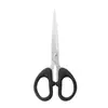 Atacado do Fabricante Tesouras para Estudantes Tesouras de Escritório Ferramentas Aço Inoxidável Tesouras para Cortar Papel de Arte Cabo Preto Tesouras para Estudantes