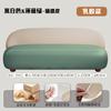 Sofá doble estilo francés crema para apartamento pequeño, dormitorio, salón de belleza, recepción, internet, popular.