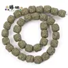 Cuentas de Pincel Ovaladas Cilíndricas de Piedra Volcánica Coloridas para Collar Pulsera DIY Accesorios de Joyería de Aromaterapia Venta Directa de Fábrica DIY