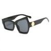 Moda Ceja Divertido Celebridad de Internet Usar Gafas de Sol Fotografiando Personalidad Europea y Americana Tamaño Irregular Ojo Gafas de Sol Hip-Hop para Mujeres