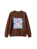 Amazon eBay sitio independiente ropa infantil casual y de moda, sudadera colorida de otoño e invierno con lazo, fantasma, murciélago, flor