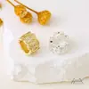 Banhado a ouro 18K cor forte retenção micro-fixado zircônia cúbica espaçadores contas furo grande Ruyi Tong contas barril múltiplas formas DIY contas para joias acessórios