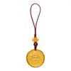 Lanyard para teléfono móvil de cobre puro Xizang, llavero colgante, femenino, Dios Amarillo de la Riqueza de Xizang, latón, dorado, joyería colgante creativa, venta al por mayor