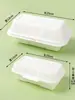 Caixa para cachorro-quente de polpa de papel, caixa de embalagem descartável, recipiente retangular para alimentos, sanduíche de croissant para levar, fabricante comercial de peça única