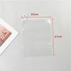 Saco Zíper Fosco Saco Plástico Transparente para Roupas Luvas Toalha Saco para Presente Vestuário Mais Vendido Transfronteiriço