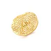 Anillo Metálico Asimétrico de Moda Exagerado de Gama Alta Europeo y Americano Set de Anillos Joyería para Mano Joyería de Anillo Estilo Flor Plegada
