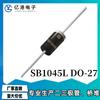 SB1045L Diodo Schottky de Caída de Voltaje Ultra Baja 10A/45V Inserción Directa DO-27 Gran Cantidad y Excelente Precio