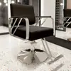 Cadeira de barbeiro salão de cabeleireiro banqueta para corte de cabelo salão de beleza área de permanente e coloração assento elevatório cadeira de salão de beleza