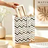 Exquisita bolsa de regalo gruesa de alta gama con lámina dorada y estrellas brillantes, bolsa de compras de marca al por mayor