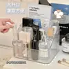 Caixa de Armazenamento de Cosméticos, Organizador de Produtos para Skincare de Mesa, Porta-Pincéis de Maquiagem para Toucador, Caixa de Batom, Rack de Armazenamento, Estilo Nórdico