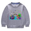Suéter de cuello redondo de manga larga para niños y niñas, ropa de estilo coreano con dibujos animados de primavera y otoño de 2023, de algodón, para bebés, pequeños y medianos.