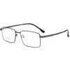 Al por mayor Nuevo Marco de Gafas de Titanio con Memoria de Pierna Ancha de Marco Completo Ultraligero para Rostro Grande de Hombre Espejo Plano Gafas de Marco Grande 21001