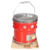 Novo suporte para fogão a carvão diâmetro 20cm fogão a carvão isolamento térmico anti-queimadura suporte de ferro aço inoxidável cozimento de chá suporte para panela quente
