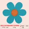 Gancho de Mão Imitação Cor Macaron Toalha Imitação Caxemira Flor Bordada Tecido Patch Roupas Femininas Roupas Infantis Patch Decorativo Patch