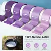 Bandas de resistencia para entrenar, paquete de 5 bandas elásticas de ejercicio para entrenamiento de fuerza y ​​estiramiento, equipo de gimnasio en casa para pilates, yoga y fisioterapia, kit de entrenamiento de piernas, glúteos y brazos para mujeres y hombres.