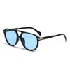 Gafas de Sol Aviador Doble Puente Europeas y Americanas Transfronterizas Nuevas para Hombre Protección Solar para Conducir Gafas de Sapo Gafas Retro de Montura Grande de Alta Gama