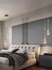Celebridad de Internet Lujo Ligero Simple Moderno Lámpara de Mesita de Noche para Dormitorio Sala de Estar Bar Comedor Pared de Fondo Candelabro Pequeño de Cristal