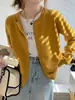 Cárdigan de Punto para Mujer Estilo Año Nuevo Suéter Delgado Abrigo Otoño Invierno Estilo Corto Capa Interior Capa Base Capa Exterior Superior